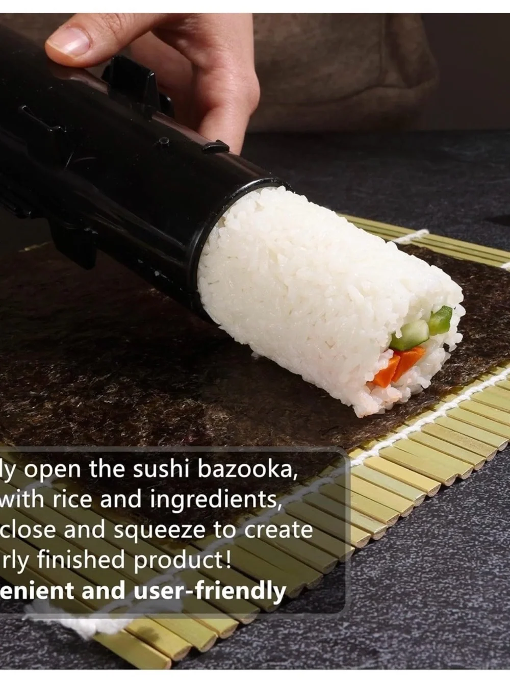 Sushi Making Kit - Black and Gold